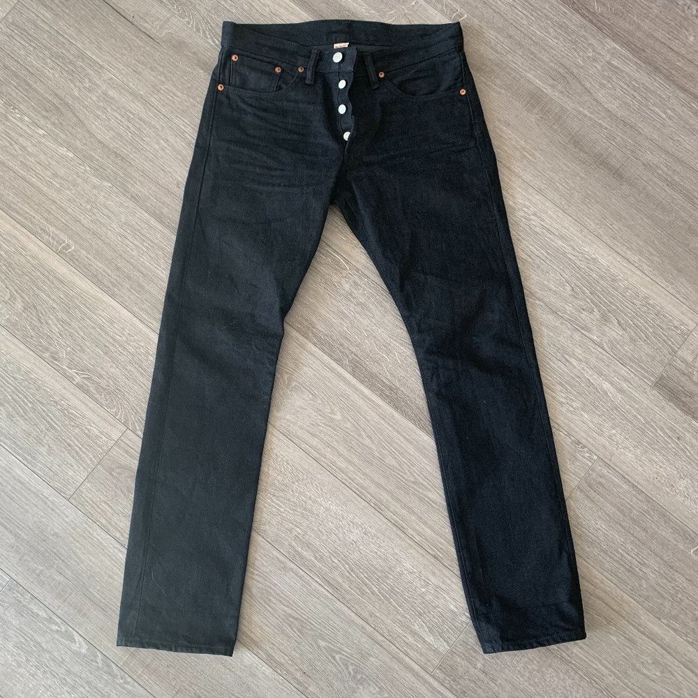 RRL Slim Fit Black Denim Sz 30